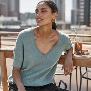 NWT Splendid Carmella Short Sleeve Sweater